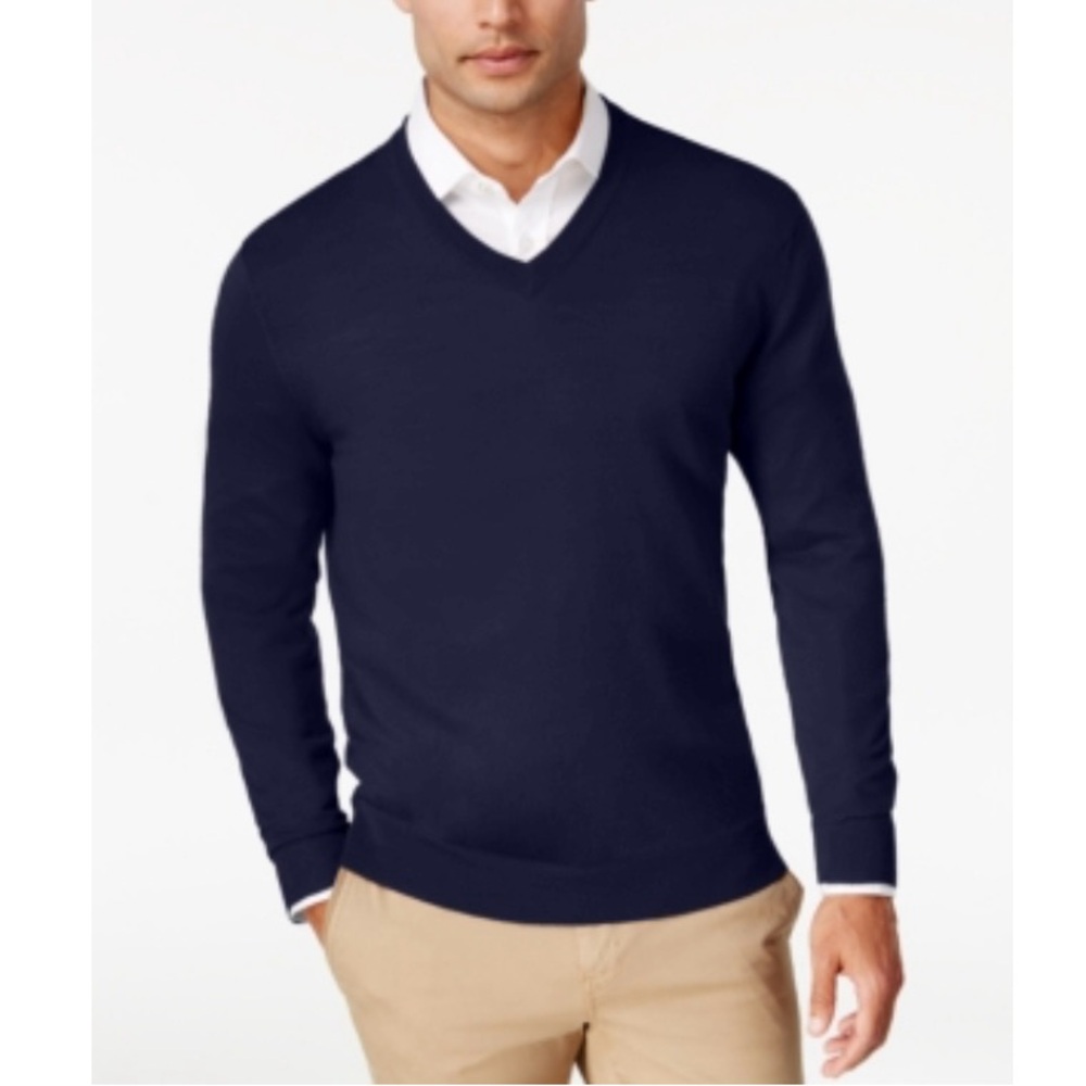 Mens Wool Blend 1/4 Zip Sweater